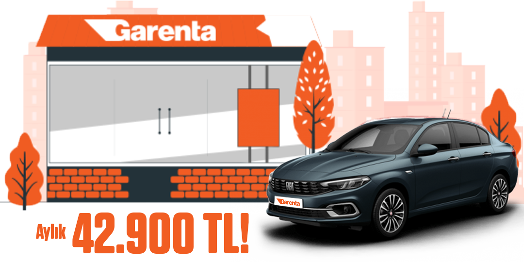 FIAT EGEA Aylık Sadece 42.900 TL!