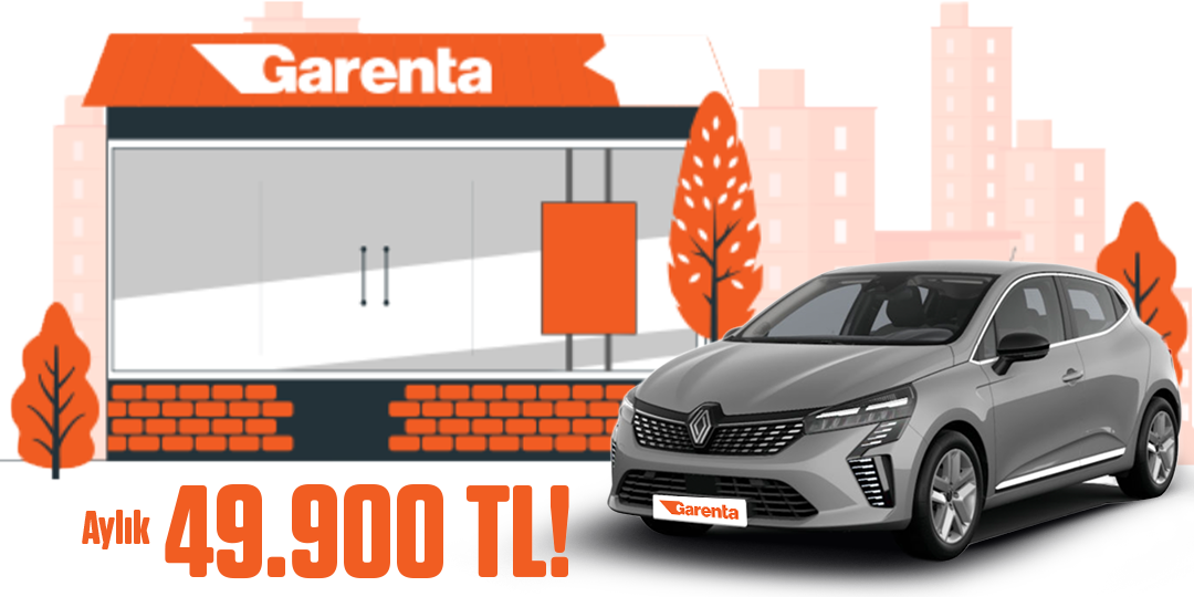 RENAULT CLIO Aylık Sadece 49.900TL!